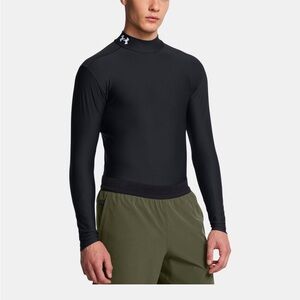 Under Armour Men's Black Cold Gear Mock Neck